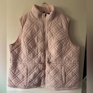 Time and Tru Pink Textured Vest